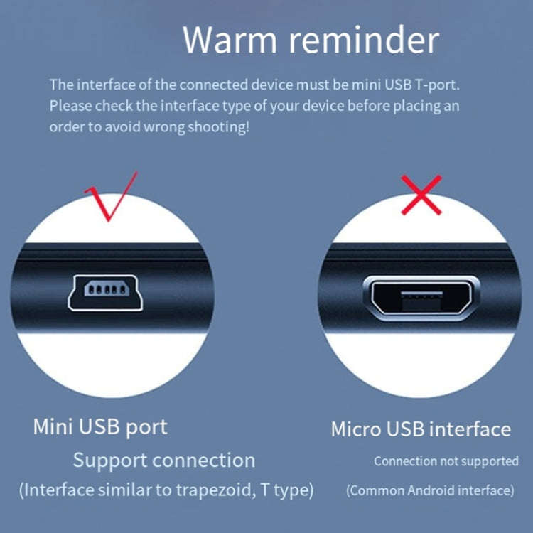 JINGHUA USB2.0 To T-Port Connection Cable MINI5Pin Data Hard Disk Cable, Length: 3m
