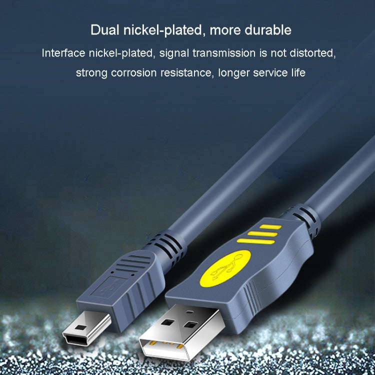JINGHUA USB2.0 To T-Port Connection Cable MINI5Pin Data Hard Disk Cable, Length: 1.2m