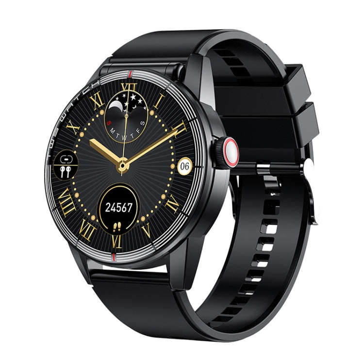 R6 1.32-Inch TWS 2-In-1 Bluetooth Headset Smart Watch, Heart Rate / Blood Oxygen Monitoring(Black...
