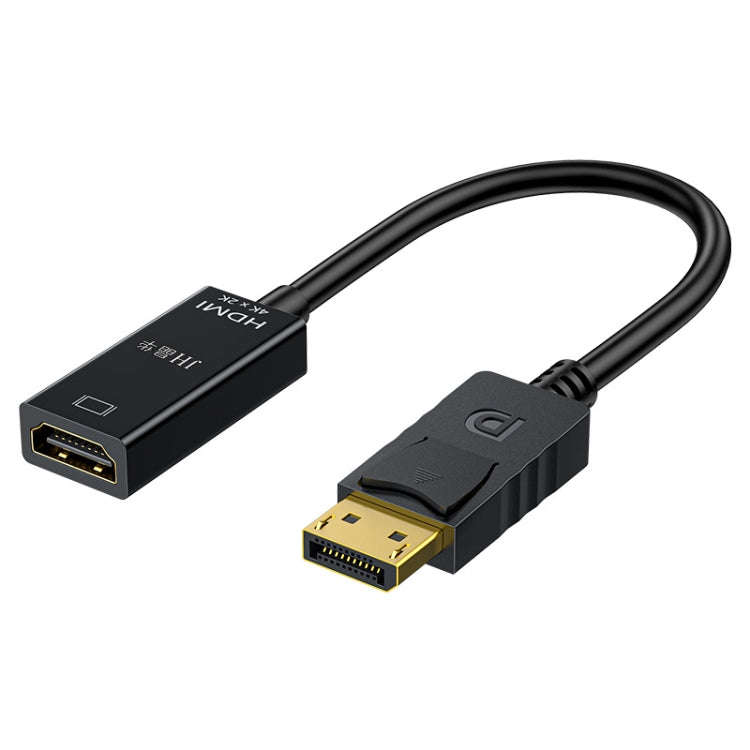 JINGHUA DP To HDMI HD Video Converter For Thunderbolt 4K Interface(Black)
