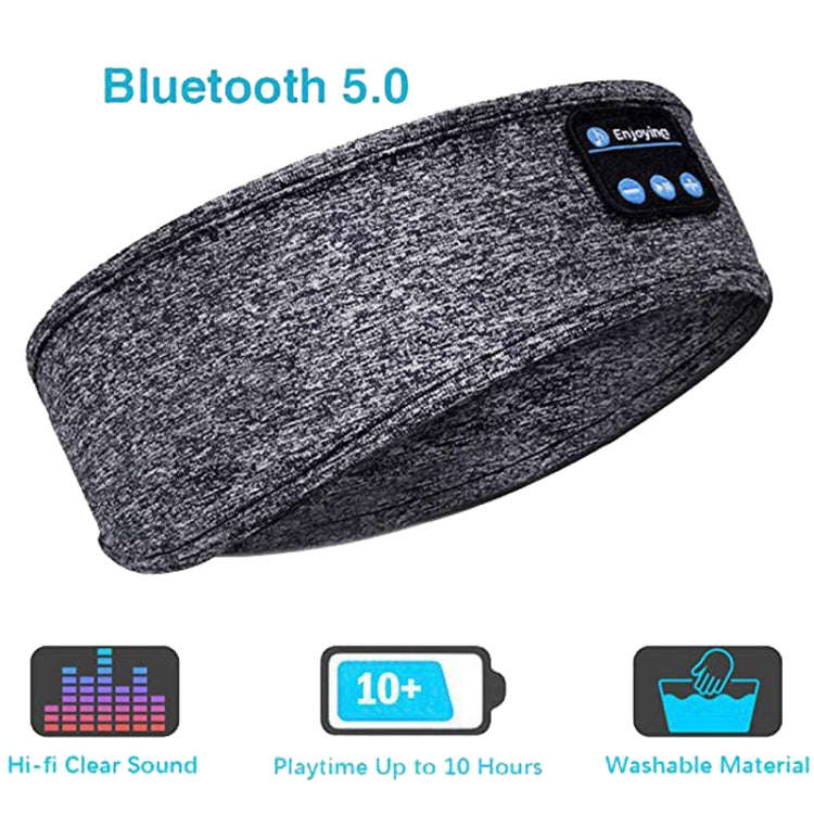 Sleep Bluetooth Bandana Headband Wireless Music Sport Headband Built-in Sleep Music Eye Mask(Sisa...