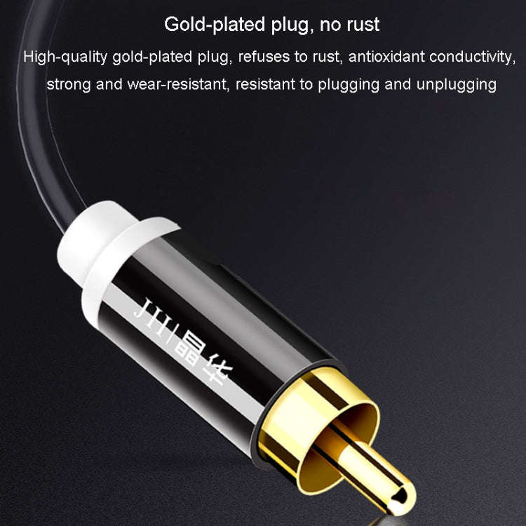 JINGHUA 2RCA Double Lotus Plug Audio Cable Left/Right Channel Stereo Amplifier Connection Wire, L...