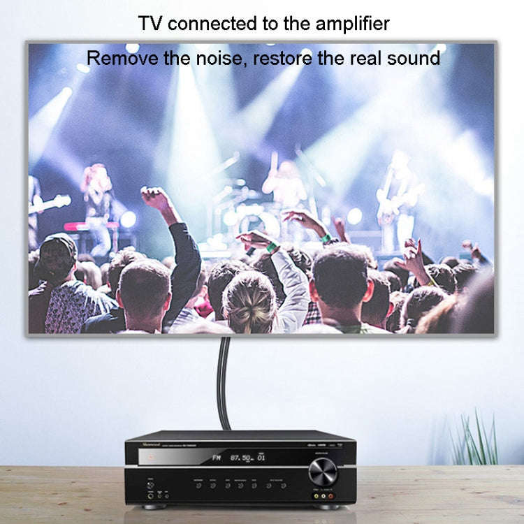 JINGHUA 2RCA Double Lotus Plug Audio Cable Left/Right Channel Stereo Amplifier Connection Wire, L...
