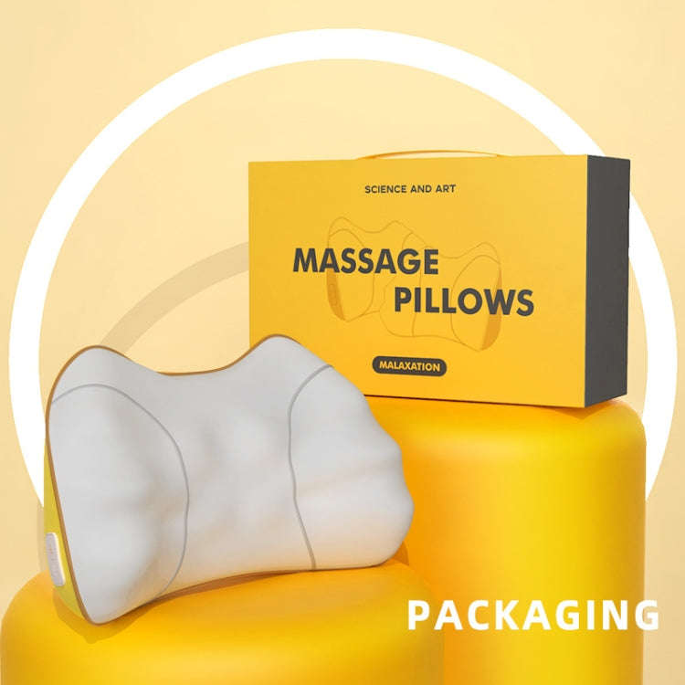 Waist And Back Massager Lumbar Vertebra Car Neck Massage Pillow, Specification: Wired Model Gray