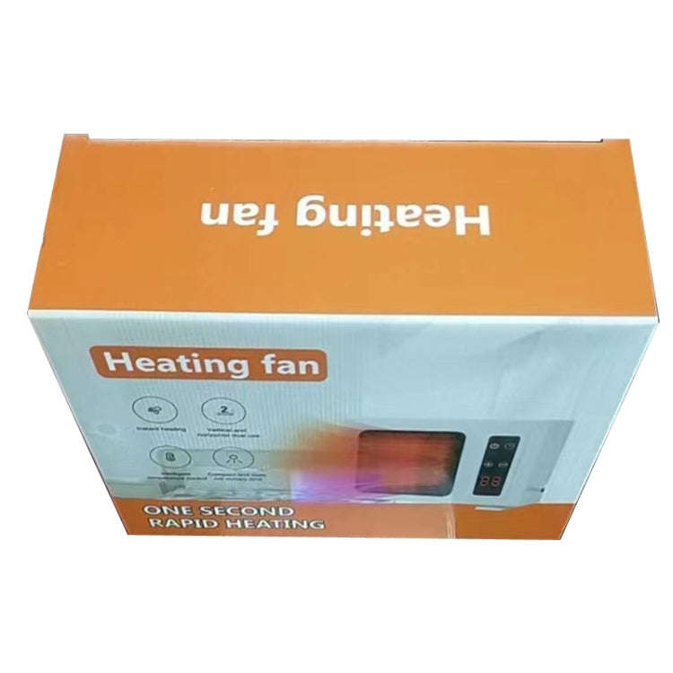 600W Desktop Electric Heater PTC Fast Heating Energy Saving Warm Fan Without Remote Control(EU Plug)