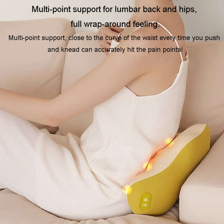 Multi-Function Lumbar Massager Car Cervical Hot Waist Massage Pillow, Specification: Charging Mod...