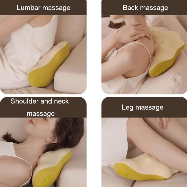 Multi-Function Lumbar Massager Car Cervical Hot Waist Massage Pillow, Specification: Charging Mod...