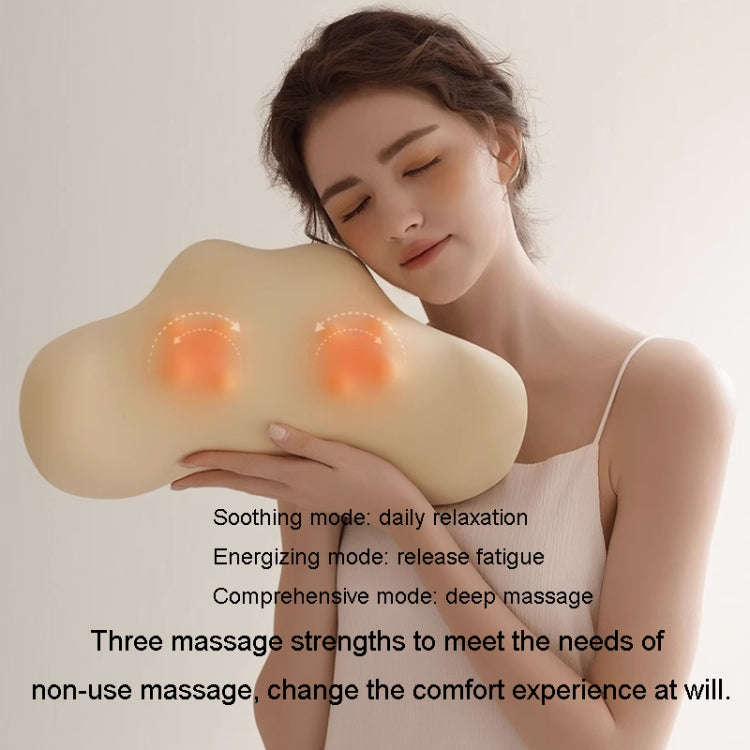 Multi-Function Lumbar Massager Car Cervical Hot Waist Massage Pillow, Specification: Charging Mod...