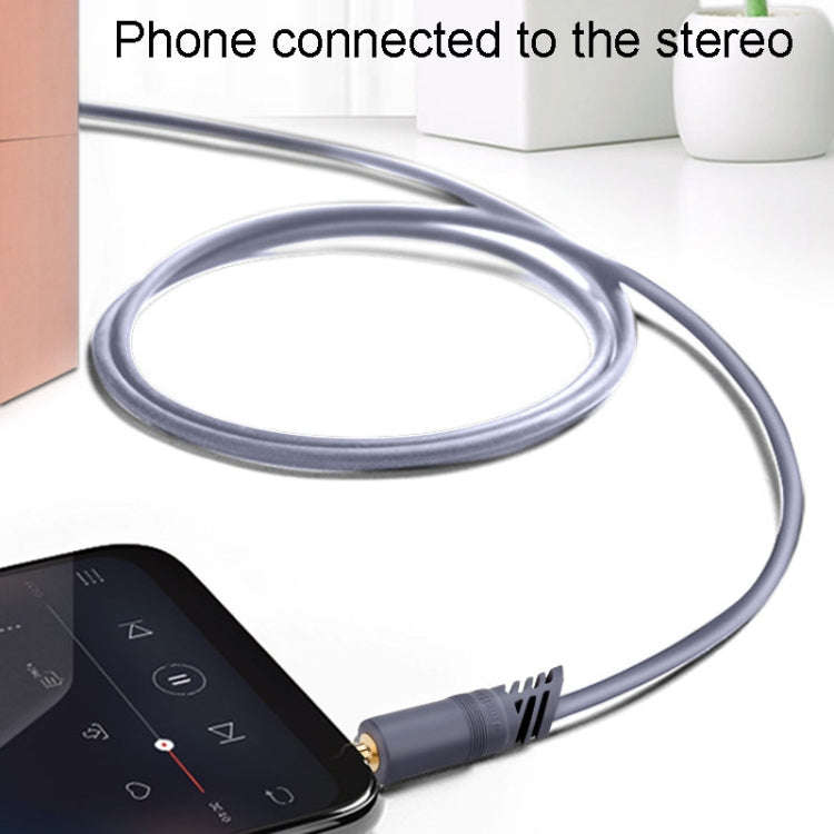 JINGHUA A240 3.5mm Male To Male Audio Cable Cell Phone Car Stereo Microphone Connection Wire, Siz...
