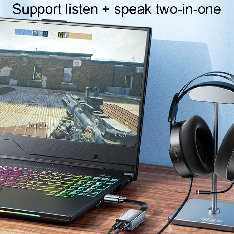 JINGHUA Z169A USB To AV Sound Card With Cable Converter Computer Host To 3.5 Audio Port Adapter