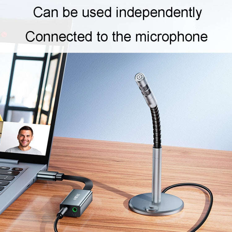JINGHUA Z169A USB To AV Sound Card With Cable Converter Computer Host To 3.5 Audio Port Adapter