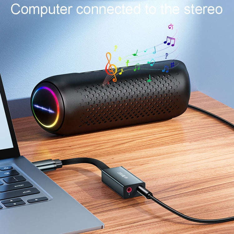 JINGHUA Z169A USB To AV Sound Card With Cable Converter Computer Host To 3.5 Audio Port Adapter