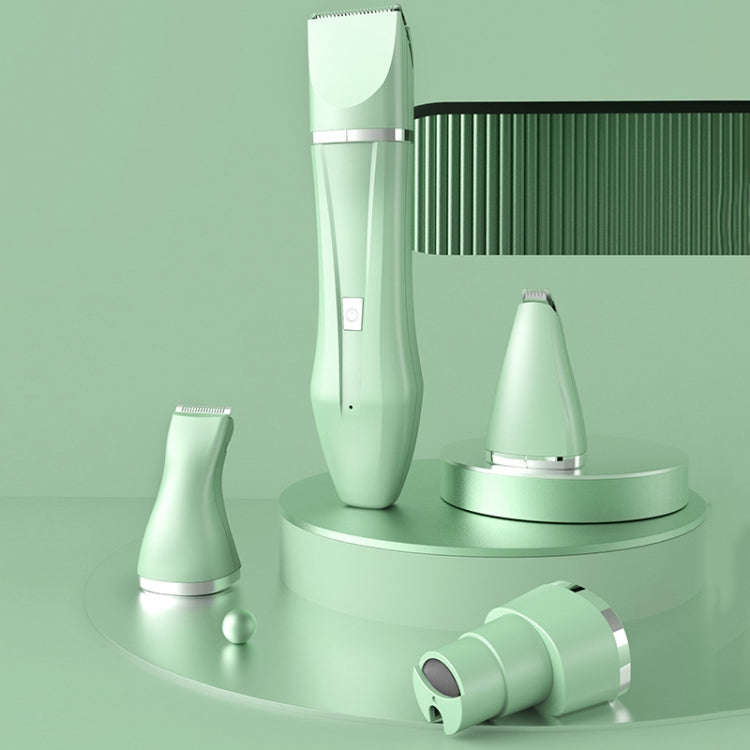 Multifunctional Pet Electric Shaver Cat And Dog Hair Clipper, Color: 4-in-1 White
