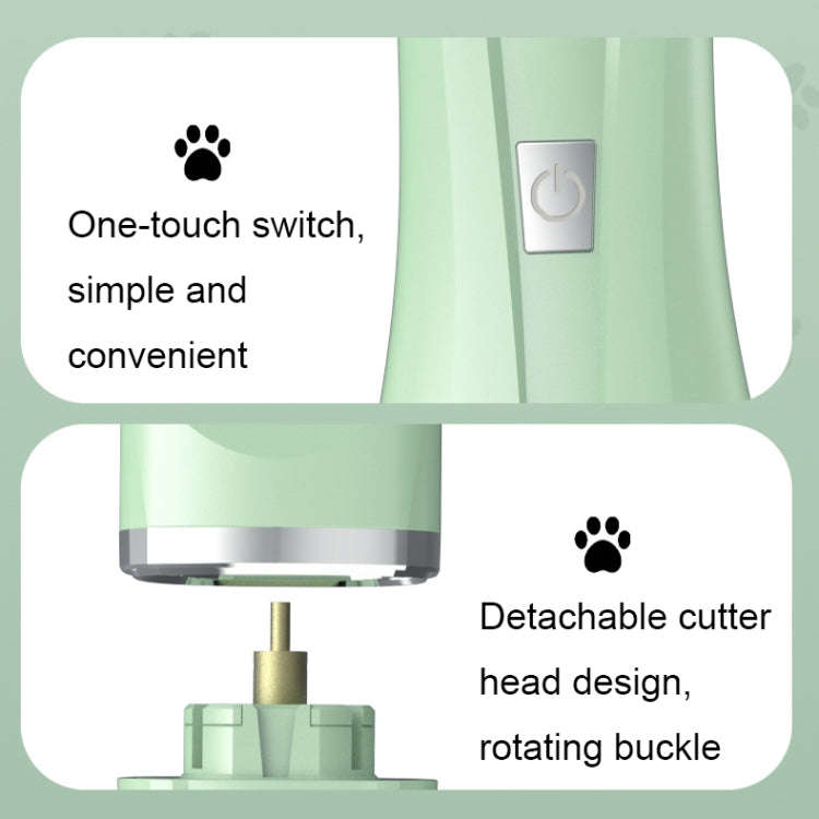 Multifunctional Pet Electric Shaver Cat And Dog Hair Clipper, Color: 4-in-1 White