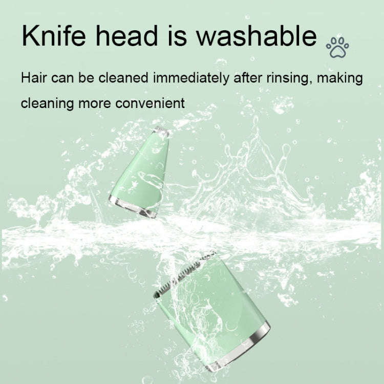 Multifunctional Pet Electric Shaver Cat And Dog Hair Clipper, Color: 4-in-1 White