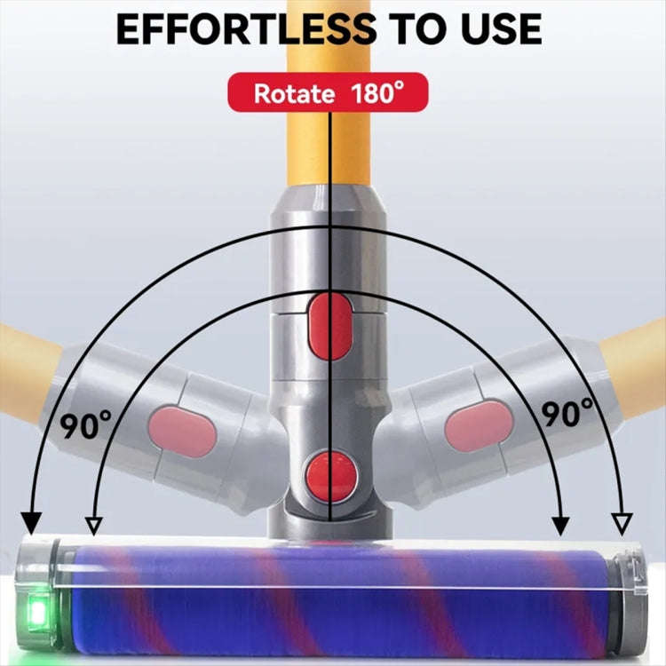 Vacuum Cleaner Floor Brush Head With Green Light For Dyson  V7 / V8 / V10 / V11 / V15+Water Tank