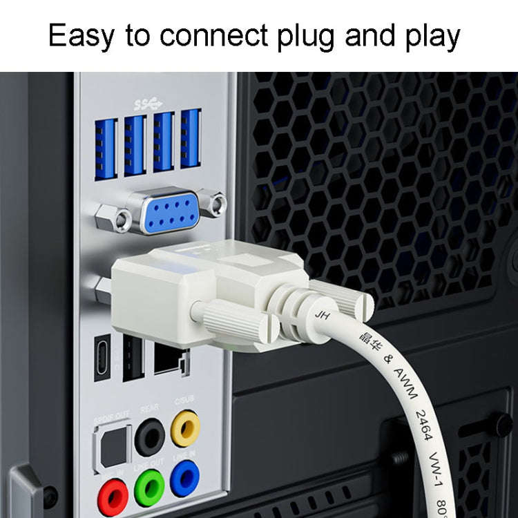 JINGHUA B110 Male To Female DB Cable RS232 Serial COM Cord Printer Device Connection Line, Size: ...