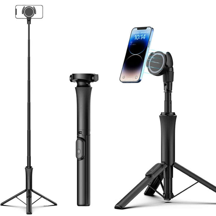 1.5m Magnetic Phone Extendable Selfie Stick Tripod with Wireless Remote  ws-22001- 4