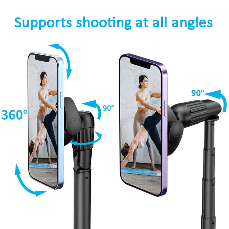 1.5m Magnetic Phone Extendable Selfie Stick Tripod with Wireless Remote  ws-22001- 4