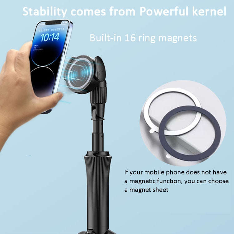1.5m Magnetic Phone Extendable Selfie Stick Tripod with Wireless Remote  ws-22001- 4