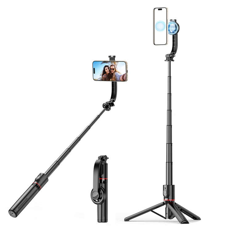 L20 Magnetic Bluetooth Selfie Stick Phone Holder Desktop Tripod Without Fill Light