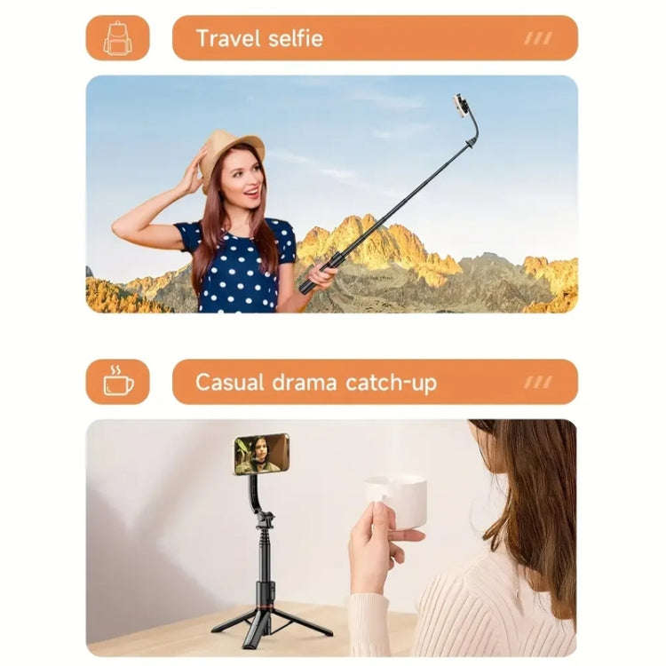 L20 Magnetic Bluetooth Selfie Stick Phone Holder Desktop Tripod With D07 Fill Light