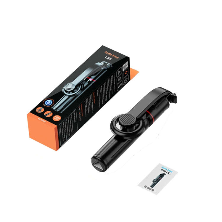 L20 Magnetic Bluetooth Selfie Stick Phone Holder Desktop Tripod With D07 Fill Light