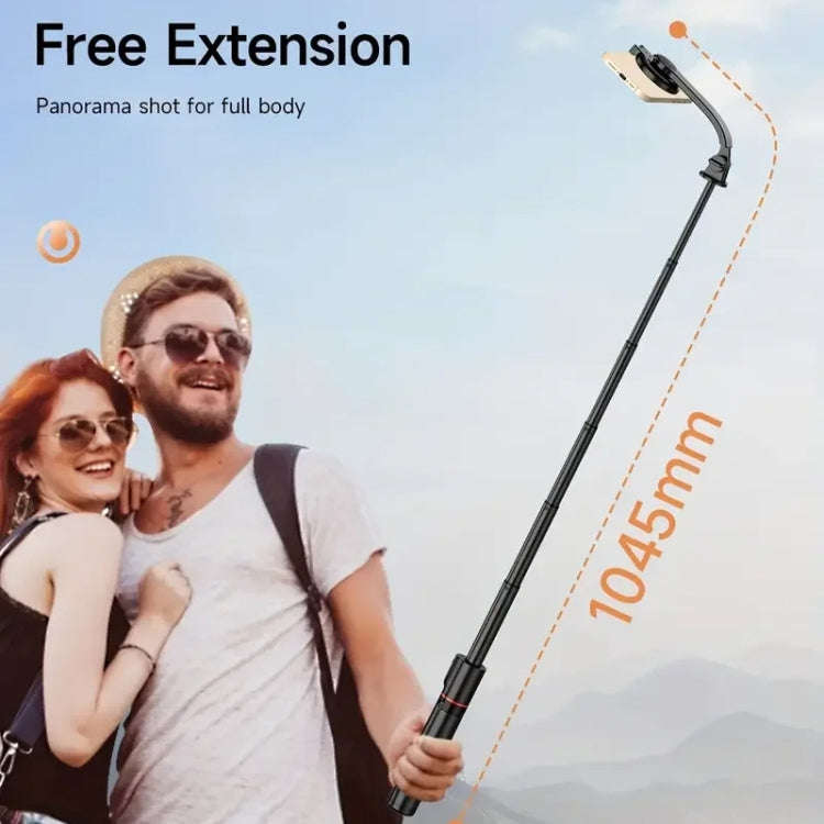 L20 Magnetic Bluetooth Selfie Stick Phone Holder Desktop Tripod Without Fill Light