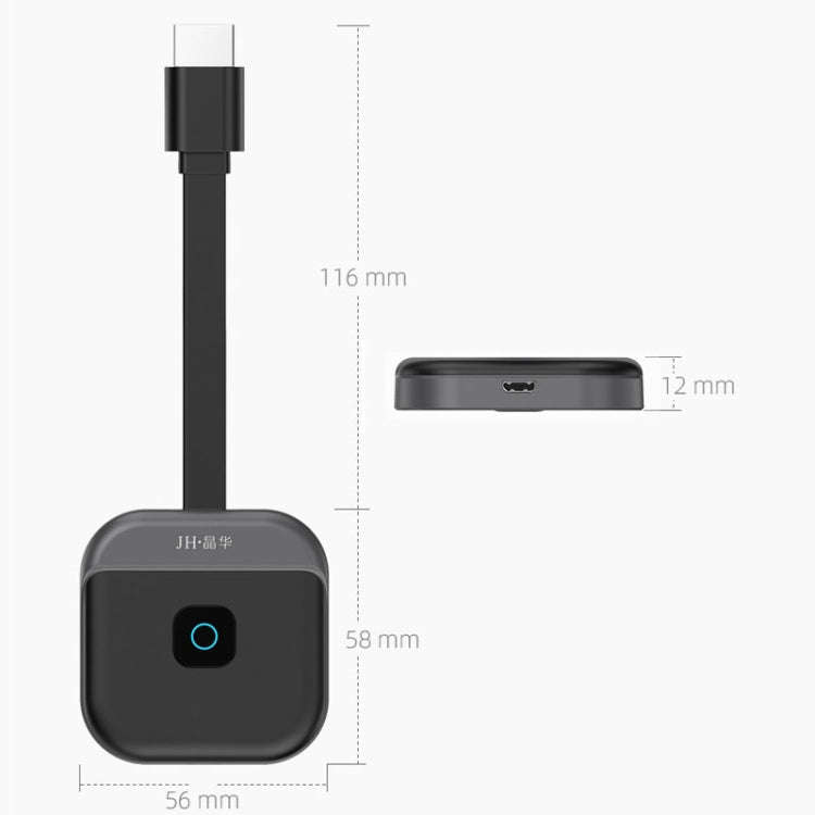JINGHUA Z500 HD Intelligent Wireless Screen Thrower Support Horizontal And Vertical Screen Switching