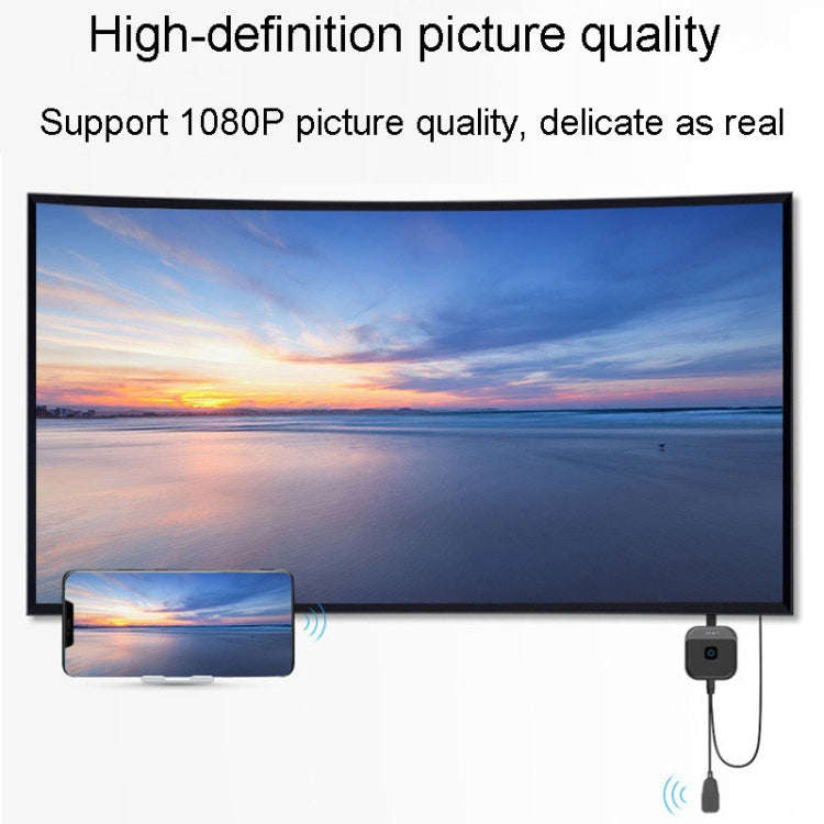 JINGHUA Z500 HD Intelligent Wireless Screen Thrower Support Horizontal And Vertical Screen Switching