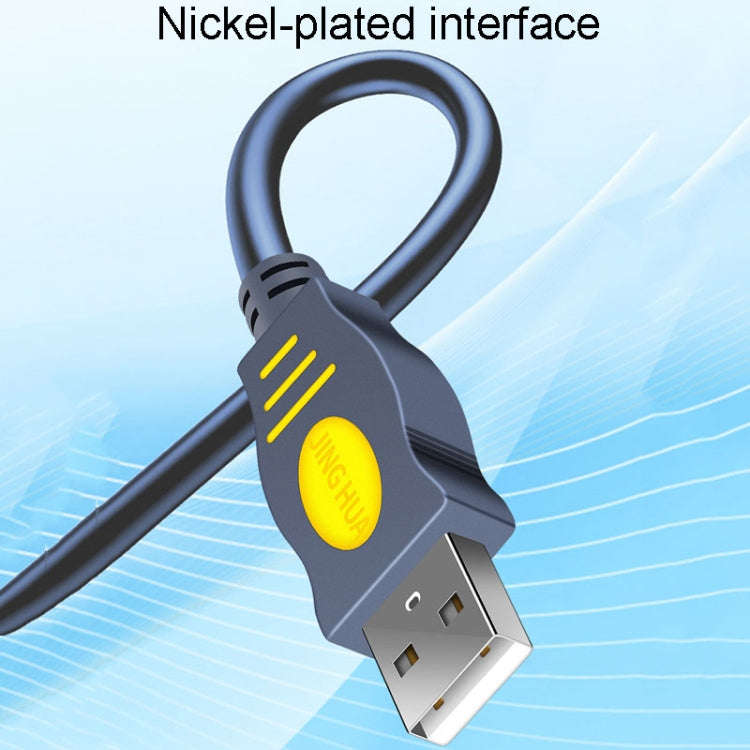 JINGHUA U111 USB 2.0 Data Extension Cable Computer Audio/Video Adapter Cord, Size: 10m(Gray)