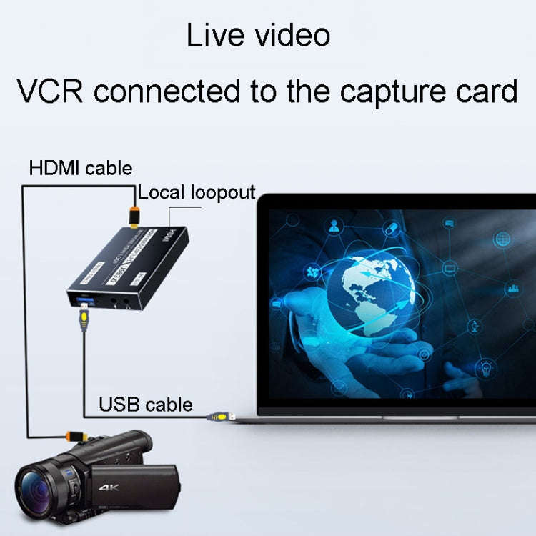 JINGHUA Z812 USB To HDMI Video Capture Card Live Game Recording Device