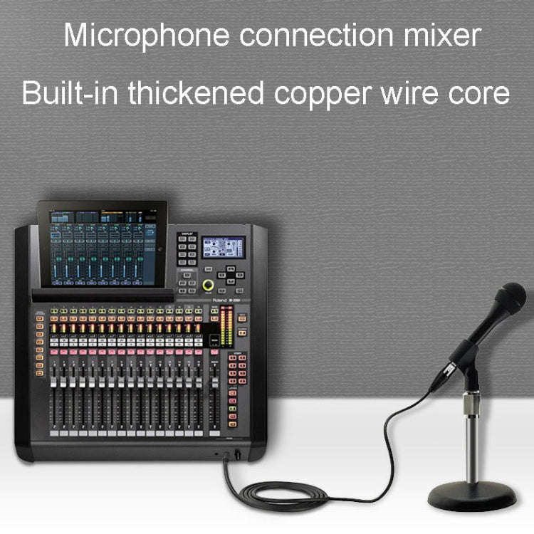 JINGHUA 6.5 Male To Female XLR Audio Cable 6.35 Three Core Balanced Microphone Mixer, Size: 10m(B...
