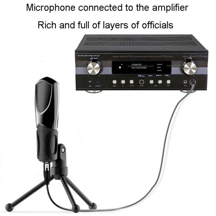 JINGHUA 6.5 Male To Female XLR Audio Cable 6.35 Three Core Balanced Microphone Mixer, Size: 10m(B...