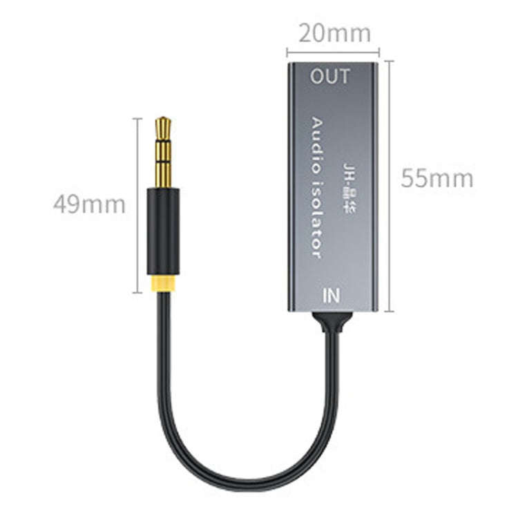 JINGHUA Z100 3.5mm Audio Isolator Car AUX Noise Reduction And Anti-Interference Sound Filtering(B...