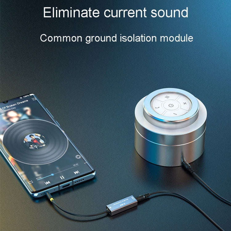 JINGHUA Z100 3.5mm Audio Isolator Car AUX Noise Reduction And Anti-Interference Sound Filtering(B...