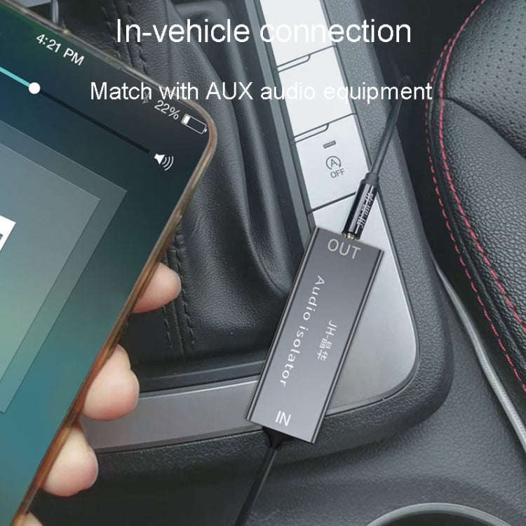 JINGHUA Z100 3.5mm Audio Isolator Car AUX Noise Reduction And Anti-Interference Sound Filtering(B...
