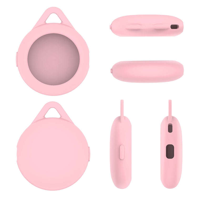 For Pokemon Go Plus+ Sleep Monitor Poke Ball Anti-fall Silicone Protective Case(Pink)