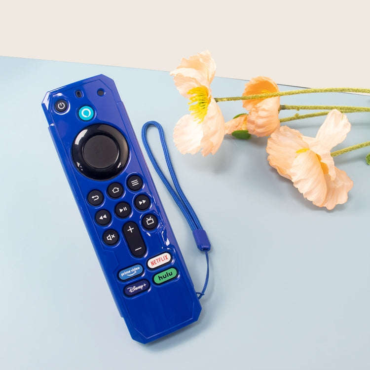 For Amazon Alexa Voice Remote 3rd Gen Anti-Fall And Protective Cover For TV Remote Control(Blue)