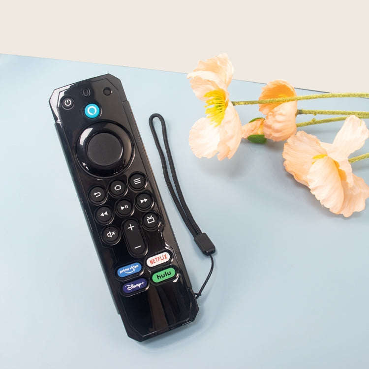 For Amazon Alexa Voice Remote 3rd Gen Anti-Fall And Protective Cover For TV Remote Control(Black)