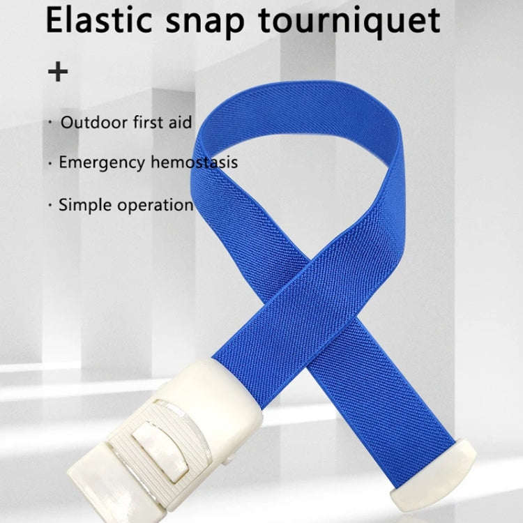 2.5x40cm Quick Detachable Emergency Buckle Tourniquet Outdoor Survival Camping Equipment(Black)