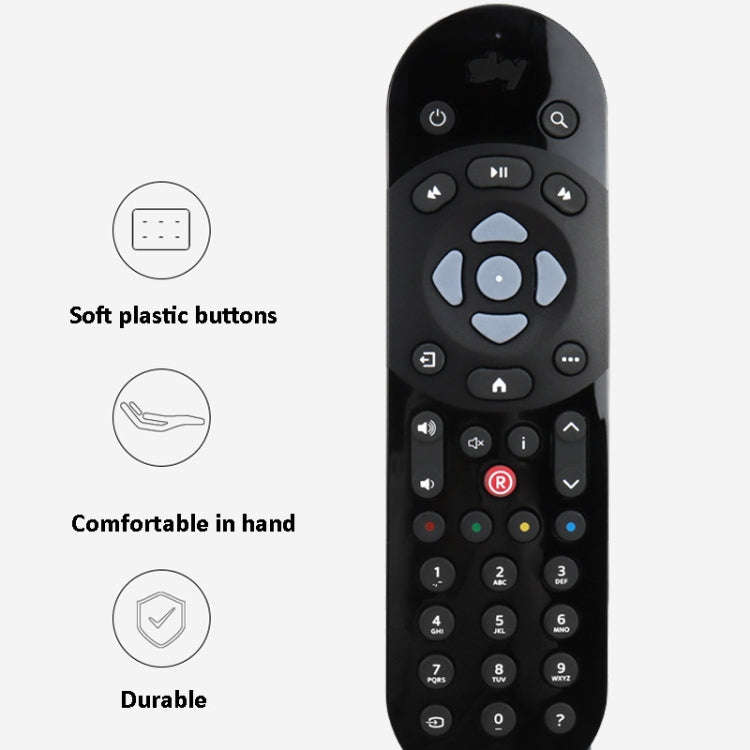 For SKY Q Television English Set-top Box Infrared Remote Control(Black)