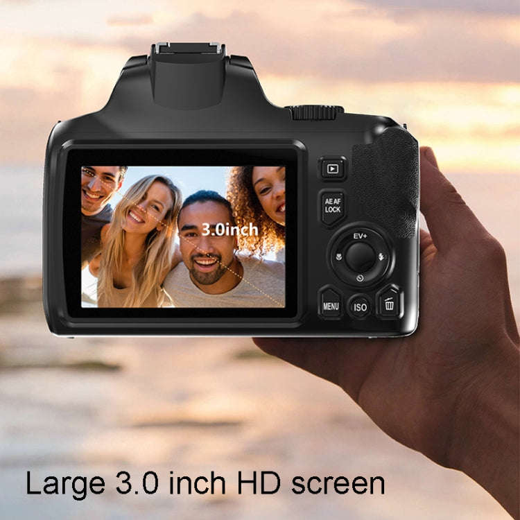W2 64MP 4K 3 Inch Screen 10X Optical Zoom+4X Digital Zoom Camera(Package One)
