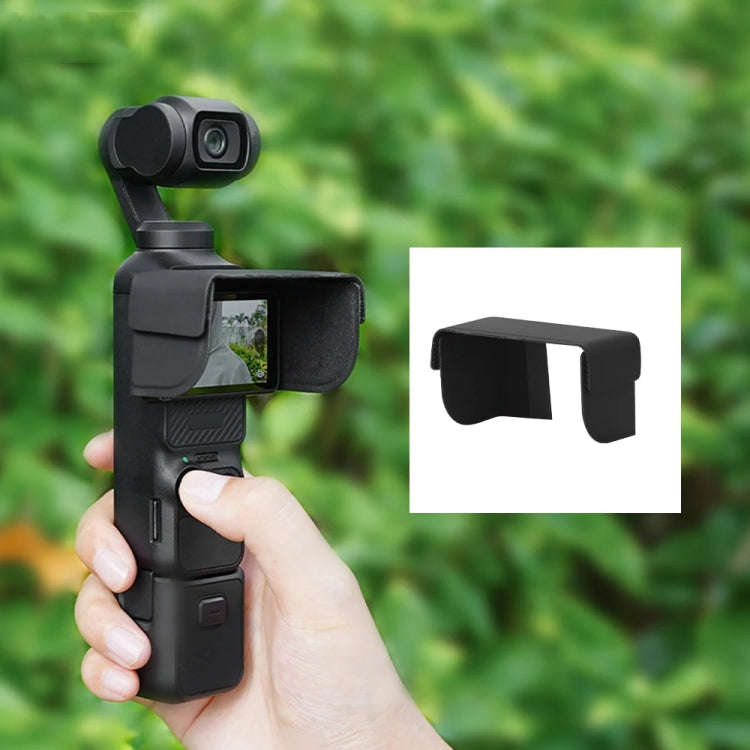 For DJI Osmo Pocket 3 BRDRC Sunshade Hood Light Weight Screen Shade(Black)