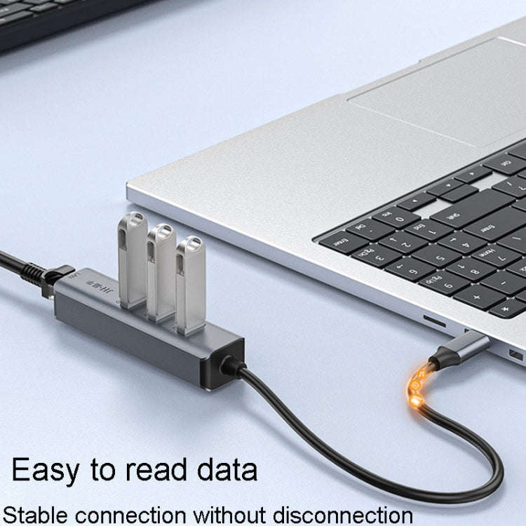JINGHUA Gigabit LAN Converter For Computer External Driverless Network Card, Specification: Type-...