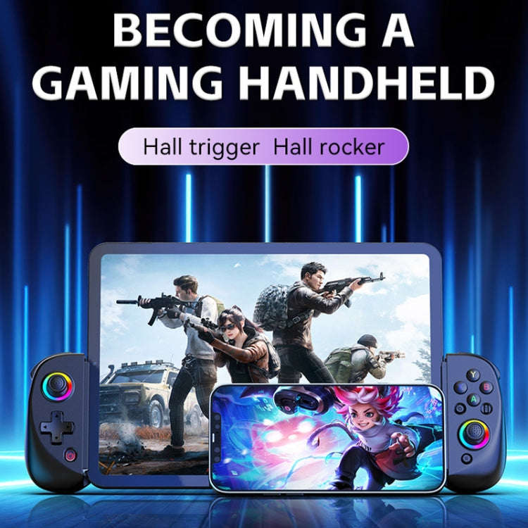 D8 Mobile Phone Stretch Band Light Gamepad Dual Hall Wireless Bluetooth Somatic Vibration Grip fo...