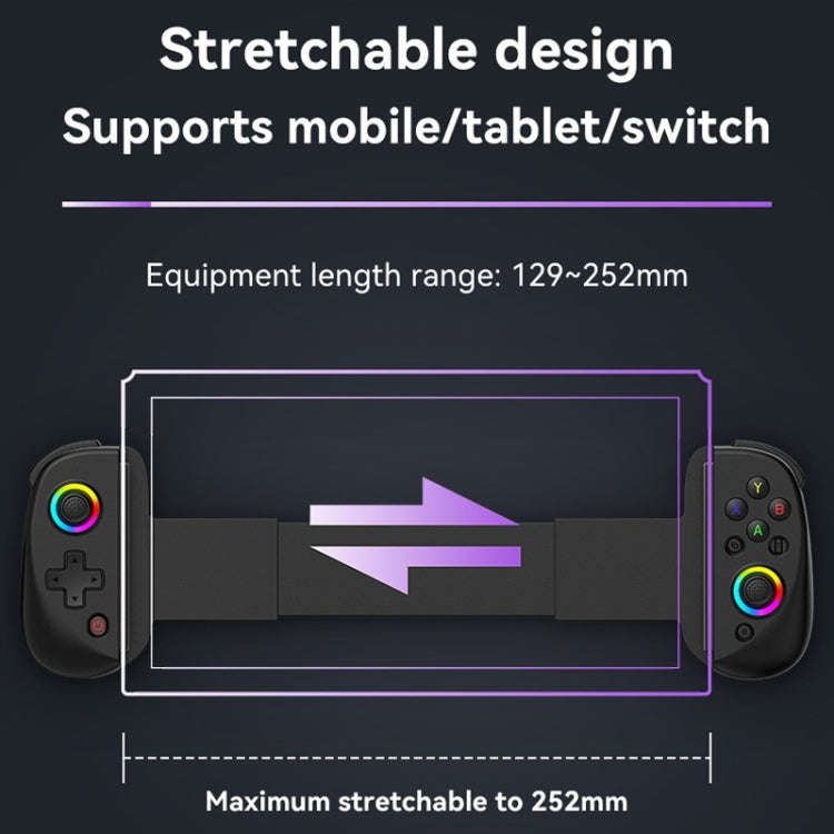 D8 Mobile Phone Stretch Band Light Gamepad Dual Hall Wireless Bluetooth Somatic Vibration Grip fo...