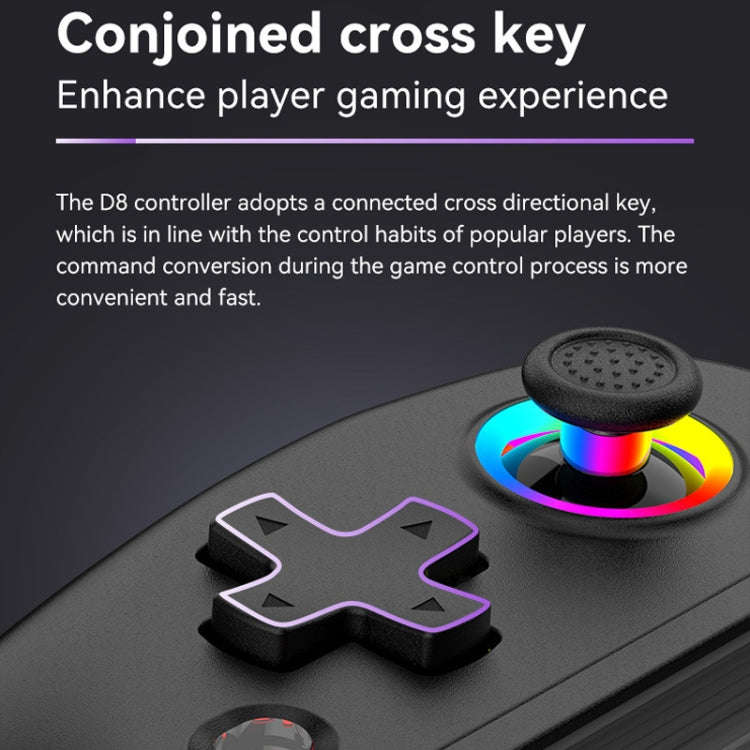 D8 Mobile Phone Stretch Band Light Gamepad Dual Hall Wireless Bluetooth Somatic Vibration Grip fo...