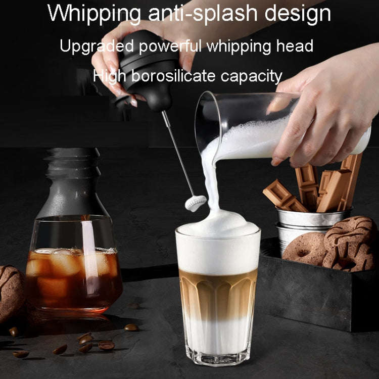 Kacheeg Electrical Stainless Steel Coffee Whisk Portable Whipping Milk Froth Mixer(No Battery)