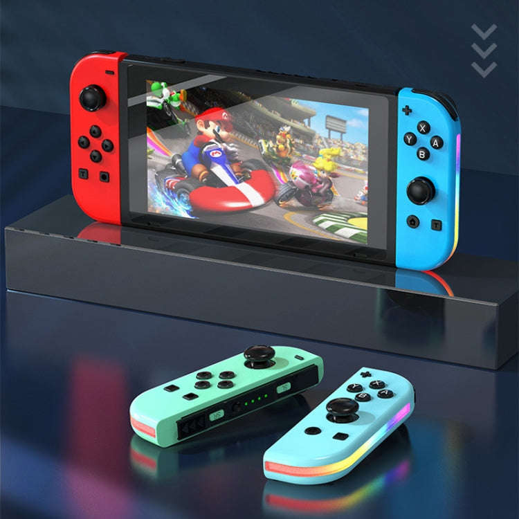 JOY-02 Gaming Left And Right Handle With RGB Lights Body Feel Bluetooth Gamepad For Switch / Swit...